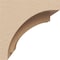 Ekena Millwork 4"W x 4"D x 4"H Wide Rivera Rough Cedar Woodgrain TimberThane Corbel, Primed Tan CORUR04X04X04RIVRCPR - alternate 5